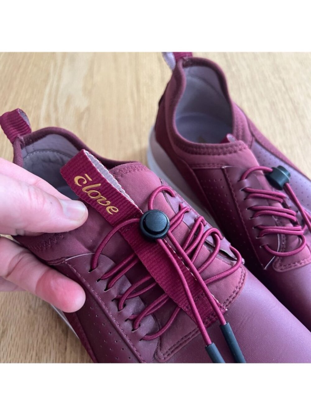 Clove Royal Maroon Nursing Healthcare Comfort Shoes Women's Size 8 - Picture 4 of 9